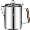 Eventerde Caffettiera Percolatore Portatile Compatto Elettrico Vintage Commerciale | Percolatore per Caffè Esterno Campeggio Spiaggia Camper Viaggio Picnic Barbecue Feste Weekend Famiglia e
