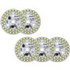 SPOUPKFKCK 5 pz/lotto Chip LED Adatto for La Lampada Lampadina W 7 9 12 SMD 2835 Rotonda Ha Condotto Luce PCB Board AC 220 V-240 V FAI DA TE di Illuminazione Riflettore(9W,220V_WARM WHITE)