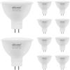 DiCUNO Lampadine LED GU5.3 MR16 12V, 3.5W=50W, 515lm, 4000K, 10 Pezzi | Bianco neutro, Faretto LED Senza sfarfallio, Non dimmerabile, Spot 110° per soggiorno, cucina, applique