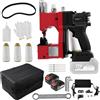Telituny Macchina da cucire a sacco, con 2 batterie da 1300 m,Spessore di Cucitura 8-15 mm macchina da cucire portatile 21 V, macchina da cucire senza fili da 280 W, per sacchetto di carta, sacchetto di iuta
