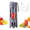 DONGKER Frullatore Portatile, 450 ml Frullatori USB con 12 Lame Affilate e Batteria al Litio da 1500 mAh, Mini Mixer per Cucina, Viaggi, Ufficio, Sport, Palestra, Campeggio
