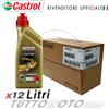 Castrol Olio motore moto Castrol Power 1 Racing 5W40 4T API SL SINTETICO 100 % 12 Litri