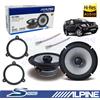 Alpine S2-S65 Casse Altoparlanti Post Coassiali 165mm 240W per NISSAN PATHFINDER