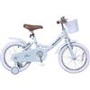 Wildtrak - Elegante bicicletta Heritage da 16 pollici per bambini dai 4 ai 6 anni con rotelle - Verde