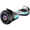 SISIGAD 8,5 Pollici All Terrain Off Road Hoverboard with Bluetooth Speakers and LED Lights, UL2272 Certified Self Balancing Scooter