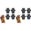 VALFRID Cani Protezioni Zampe Pads Controllo trazione per Antiscivolo,Rinforzo in Gomma Autoadesivo Resistente Cane Calze Scarpe per Cani Sostituzione 40 pz - XXL (Confezione da 2)