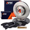 ATEC Germany Set freni asse anteriore incl. dischi freno Ø 284 mm ventilati | Compatibile con: FIAT GRANDE PUNTO