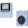 VEYFIY Fotocamera digitale portatile 30MP per stampante fotografica istantanea | Corpo in ABS leggero, dimensioni 11 x 4,8 x 9 cm, facile da trasportare per viaggi, scuola, avventure all'aria aperta