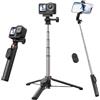 SXINDCHEN Treppiede For Selfie Stick, Compatibile Con DJI OSMO Action 4 5pro 6 | Telecomando Bluetooth Wireless 360, Compatibile Con Gopro 9 10 11 12 13 Smartphone
