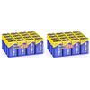 PKCELL Batterie 9V 6F22, Pila 9V a Lunga Durata, Confezione da 32