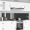 Solivagant Rivestimento da Cucina 2 PCS Grigio Scuro 110 x 50 cm,Grigio,18.5,kg