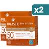 Rilastil Sun System Crema Compatta Spf50+ Bronze 2 confezioni da 10ml