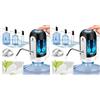 ETISEN, Dispenser di acqua, rubinetto elettrico per caraffe ad acqua fredda, pompa dosatrice con due adattatori. 5,7L, 10L, 11,3L, 15L, 18,9L. (Confezione da 2)