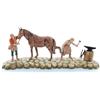Moranduzzo Maniscalco per Presepe da Cm 6 Scala 1:32 - Statuine Presepe Indistruttibili - Stile 700', Pittura Rifinita a Mano, Prodotto Ufficiale, Made in Italy, Scultore M. Landi