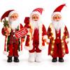 Avilia Babbo Natale Luminoso Luci e Musica 95 cm, Decorazioni Natalizie | Statua di Babbo Natale a Batterie con Melodia Natalizia, Addobbi Natalizi per Casa, Negozio e Vetrina, Formato Blind Box