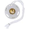 Holyart Candele, ceri, ceretti: Tappo ricambio cartuccia cera liquida bombato 4 cm bianco