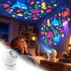 DFFUDICLE Proiettore Natalizio Da Interno,Proiettore Led Natale Cielo Stellato,3stili | Luce Notturna, Decorazioni Natalizie, Proiezione su Parete, Per Camera da Letto, Lampada per Feste,Con Alimentazione Usb