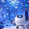 DFFUDICLE Proiettore Natalizio Da Interno,Proiettore Led Natale Cielo Stellato,3stili | Luce Notturna, Decorazioni Natalizie, Proiezione su Parete, Per Camera da Letto, Lampada per Feste,Con Alimentazione Usb