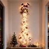 DLLOCRYPTIX Christmas Magic Trail Lampada da Parete, Natale Decorazioni Lampada，F06 | Luci LED Calde a Forma di Treno, Luce Decorative per Ambienti Festivi