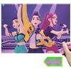 QDUODUO Diamond Painting per adulti principianti e ragazze, motivo: Anime-Hunter | 30 x 40 cm, grande quadro 5D per pittura a mosaico fai da te, decorazione per la casa e come regalo creativo