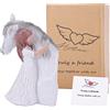 CHUANGLI Regalo di compleanno per donne, mamme, regalo per la festa della mamma, regalo di compleanno da figlia figlio, cavallo dell'amicizia, regalo commemorativo del cavallo