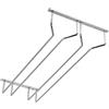 SOTECH Portabicchieri da vino per 2 file di bicchieri 235 x 500 x 70 mm | Cromo lucido Supporto per da champagne, da birra