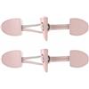 GIVBRO 2 Chiusure Alamaro in Pelle Rosa, Bottoni Forma Corno, 17 cm | Per cappotti, giacche a vento, borse, cinture e lavori di cucito; fissare bene le linguette sui tessuti più pesanti