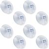 SZCXDKJ 8 ganci a ventosa, trasparenti per asciugamani, ventose, con ganci, resistente, 2 kg, per bagno, porta, cucina, da appendere