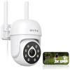 ANNKE 3K 5MP Telecamera WiFi Esterno Sorveglianza 360° PTZ | 2,4/5 GHz, Visione Notturna a Colori, Tracciamento Automatico, Rilevamento di Persone, MicroSD fino a 128GB