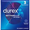 Durex Settebello Jeans Preservativi 3 Pezzi