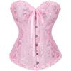 Generico Corsetto Nero Donna Sexy Bustino Push Up Elegante Stringivita Corset | Corsetto Modellante Regolabile Bustier Per Costume Halloween Gotico Medievale Steampunk Vampiro Strega Cosplay Carnevale