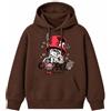 One Piece Felpa con Cappuccio Uomo Chopper - Marrone Regular Fit | Felpa ufficiale con tasche laterali, tessuto caldo in cotone e poliestere, taglie XS-XXL, idea regalo per fan anime manga