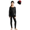 Merino.tech Intimo Termico Lana Merino Bambino - Medio Completo Maglia Termica Lana Merino e Pantaloni Bambina e Ragazzo
