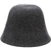 AMateschitz Cappello invernale da donna invernale da pescatore alla moda, elegante cappello a cupola tinta unita, in feltro, antivento, in feltro, da donna, in lana, cappello da pescatore, stile retrò