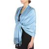 Sakkas 78 x 28 Scialle Pashmina Solido Morbido Silky/Wrap/Stole