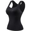 Punhazy Canotta Lovabella con Reggiseno Termica Donna Coppe Fisse Morbida | Intimo termico femminile con coppe integrate fisse, effetto seconda pelle, senza cuciture, taglie forti da M a 3XL