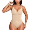 Generico Donna Bodysuit Body Contenitivo Modellante Intimo Snellente Shaper Shaping Shapewear Spallino Regolabile