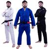 Progress Jiu Jitsu Academy Gi | Gi leggero per BJJ con cintura bianca in omaggio, kimono per uomini e donne, resistente agli strappi, per allenamento e competizione, kimono da donna e da uomo