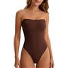 Adigau Donna Body Contenitivo Senza Spalline Shapewear Bodysuit | Effetto Snellente Pancia Piatta, Senza Cuciture, Elastico Body Shaper, Spalline Regolabili, Intimo Modellante