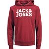 Jack & Jones Jjecorp Logo Sweat Hood Noos 12137054 Felpe con Cappuccio Uomo (Pacco da 1)