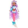 Mermaze Mermaidz Winter Waves - HARMONIQUE - Include bambola alla moda sirena, pinna che cambia colore, coda glitterata e accessori - Età: 4+ anni