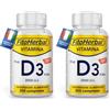 FitoHerbal Vitamina D 2000 UI ALTO DOSAGGIO 500 Compresse (Confezione da 2)