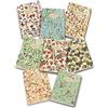 Pigna Nature Flowers 02088361R, Quaderno formato A4, Rigatura 1R, righe per medie e superiori, Carta riciclata 80g/mq, Pacco da 10 Pezzi