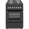 ALPHA Fornello Elettrico VULCANO ELITE-60E Nero Opaco, Forno 6 Funzioni, Ventilatore, Vetro Rimovibile, **Alta Gamma**