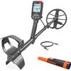NOKTA DETECTION TECHNOLOGIES Nokta Simplex - Metal detector ultra impermeabile con albero in fibra di carbonio e bobina di ricerca da 11 (metal detector con AccuPOINT LITE)