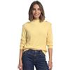 Street One Maglione da Donna 3017938 con Collo Alto e Bottoni, Giallo (Sunbeam), 42