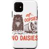 Cute Cat Humor Whimsical Mishap Floral Custodia per iPhone 11 All Oopsies No Daisies Adorable Kitty Fun Funny Cat Graphic