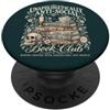 Goth Book Club Apparel Divertente Anti Social Book Club Introverso Amante del Libro PopSockets PopGrip Adesivo