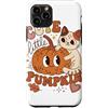 Cute Fall Season Custodia per iPhone 11 Pro Cute Little Pumpkin Cat Lover Autumn Saying