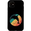 Fish Toothed whale Sea Water Marine cute Custodia per iPhone 11 I delfini sono intelligenti Marine Mammal